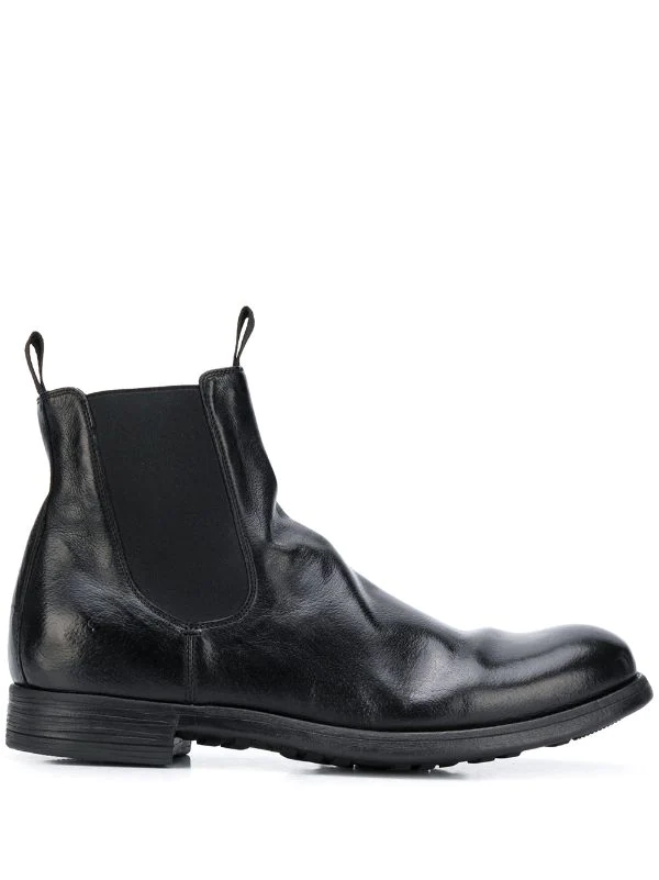 Officine Creative Bottines à Effet Craquelé Homme 3 Officine Creative Bottines à Effet Craquelé Homme