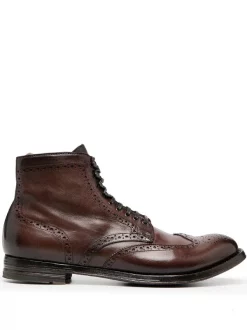 Officine Creative Bottines à Lacets MARRONE