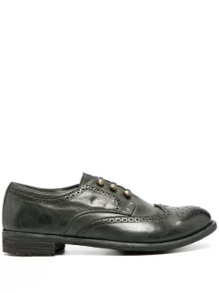Officine Creative DARK GREEN Richelieus Lexikon Femme