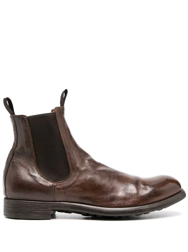 Officine Creative CIGAR Bottines Chelsea Texturées Homme 3 Officine Creative CIGAR Bottines Chelsea Texturées Homme