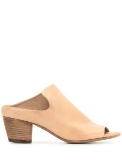 Officine Creative Mules Adele En Cuir Cipria