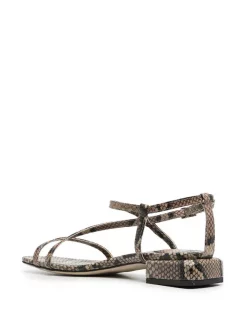 Officine Creative ROSE Sandales En Cuir à Imprimé Peau De Serpent Femme -Officine Creative Soldes 16353945 31455182 600