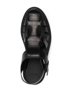 Officine Creative NERO Sandales Ulla 5 En Cuir Femme -Officine Creative Soldes 16353993 32212295 600