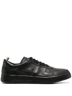 ( Nouvelle Collection ) Officine Creative BLACK Baskets Ace à Lacets Homme