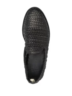 Officine Creative 1000 NERO Mocassins à Design Tissé Homme -Officine Creative Soldes 16359413 31697240 600