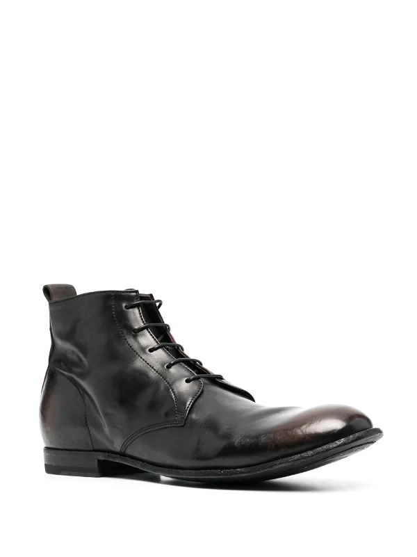 Officine Creative Bottines Stereo 4 En Cuir CIOCCOLATO SUPERNERO 4 Officine Creative Bottines Stereo 4 En Cuir CIOCCOLATO SUPERNERO – Image 2