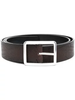 Officine Creative Ceinture En Cuir Texturé Homme
