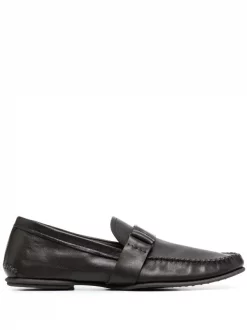 Officine Creative MORO BROWN Mocassins Cliff En Cuir Homme