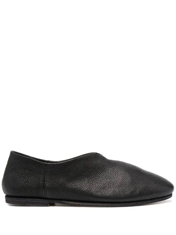 Officine Creative Chaussons En Cuir Grainé BLACK 3 Officine Creative Chaussons En Cuir Grainé BLACK