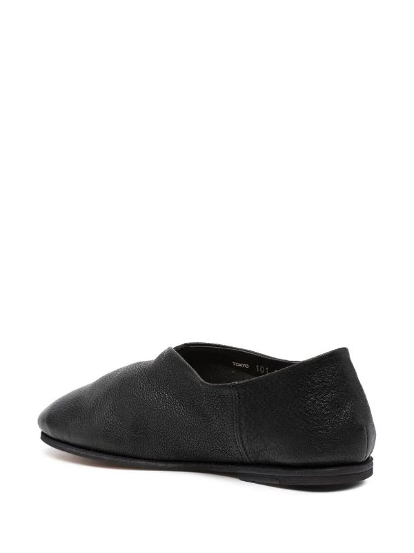 Officine Creative Chaussons En Cuir Grainé BLACK 5 Officine Creative Chaussons En Cuir Grainé BLACK – Image 3