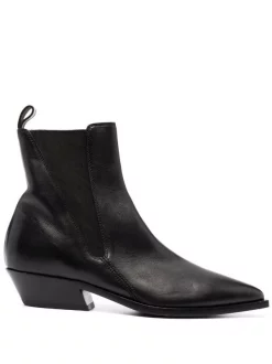 Officine Creative NERO Bottines Chelsea à Bout Pointu Femme