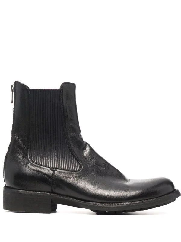 Officine Creative Bottines Legrand à Empiècements Contrastants NERO 3 Officine Creative Bottines Legrand à Empiècements Contrastants NERO