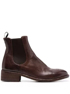 Officine Creative Bottines Chelsea En Cuir SAUVAGE