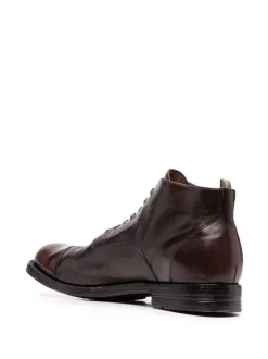 Officine Creative Bottines Lacées à Effet Poli Homme -Officine Creative Soldes 16863121 33582721 600