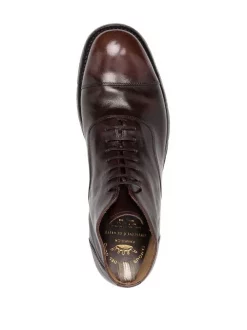 Officine Creative Bottines Lacées à Effet Poli Homme -Officine Creative Soldes 16863121 33583477 600