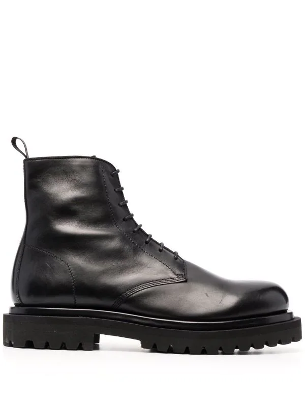 Officine Creative Bottines En Cuir à Effet Poli Homme 3 Officine Creative Bottines En Cuir à Effet Poli Homme