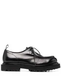 Officine Creative NERO Chaussures En Cuir à Effet Poli Homme