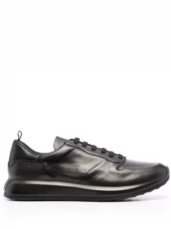 Officine Creative Baskets Race Lux En Cuir Homme