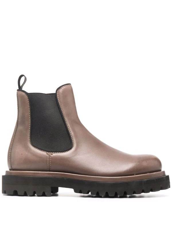 Officine Creative Bottes Wisal 006 En Cuir WALNUT 3 Officine Creative Bottes Wisal 006 En Cuir WALNUT