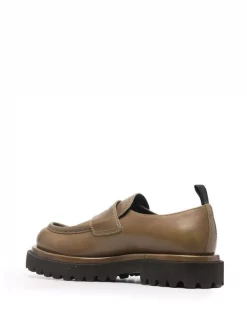 Officine Creative Fir Green Mocassins En Cuir De Veau Poli Femme -Officine Creative Soldes 16863150 33725833 600