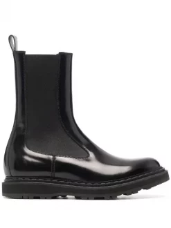 Officine Creative Bottines Lydona En Cuir à Effet Brillant NERO