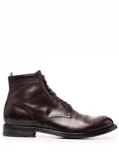 Officine Creative MORO 9 Bottines En Cuir à Lacets Homme