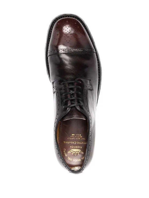 Officine Creative Derbies En Cuir CAFFE'/SUPERNERO 6 Officine Creative Derbies En Cuir CAFFE'/SUPERNERO – Image 4