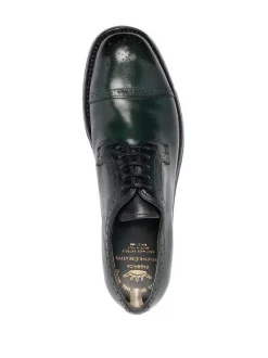 Officine Creative BOTTLE GREEN Derbies En Cuir Homme -Officine Creative Soldes 16863183 33584102 600