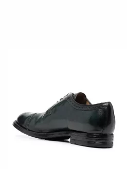 Officine Creative BOTTLE GREEN Derbies En Cuir Homme -Officine Creative Soldes 16863183 33584107 600