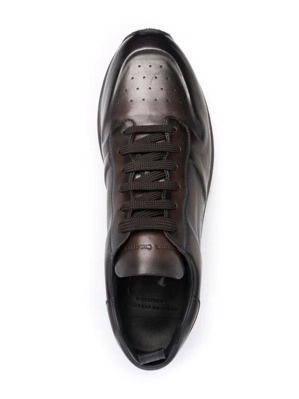 Officine Creative MORO Baskets Race Lux En Cuir à Design à Empiècements Homme 6 Officine Creative MORO Baskets Race Lux En Cuir à Design à Empiècements Homme – Image 4