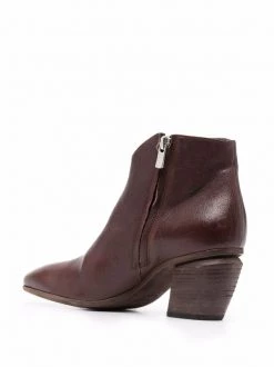 Officine Creative OTTO Bottines En Cuir Femme -Officine Creative Soldes 16864191 33689289 600