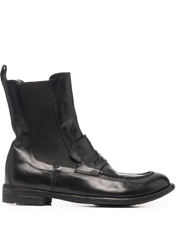 Officine Creative Mocassins Montants Lexicon En Cuir Femme 3 Officine Creative Mocassins Montants Lexicon En Cuir Femme