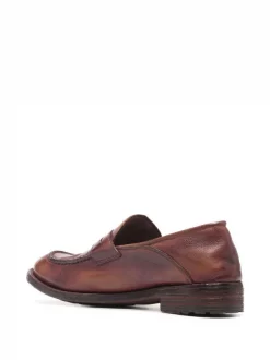Officine Creative TABACCO/BORDO' Mocassins Lexicon En Cuir Femme -Officine Creative Soldes 16864211 33682681 600