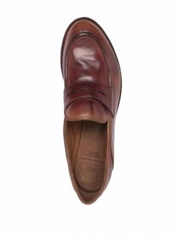 Officine Creative TABACCO/BORDO' Mocassins Lexicon En Cuir Femme -Officine Creative Soldes 16864211 33683700 600