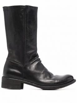 Officine Creative NERO Bottes Lison En Cuir Femme