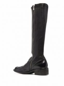 Officine Creative NERO Bottes Lison En Cuir Femme -Officine Creative Soldes 16864217 33683803 600