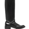 Officine Creative NERO Bottes Lison En Cuir Femme -Officine Creative Soldes 16864217 33684402 600