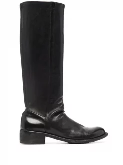 Officine Creative NERO Bottes Lison En Cuir Femme