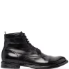 Officine Creative NERO Bottines En Cuir à Lacets Homme