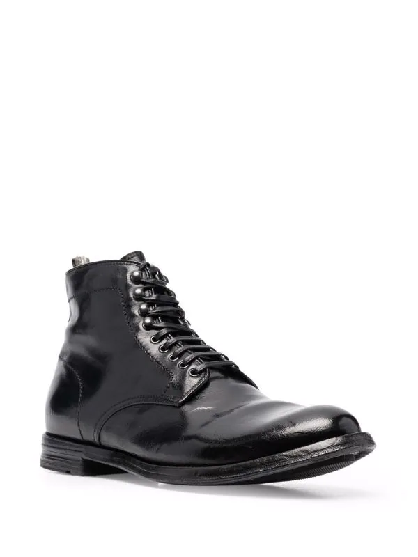 Officine Creative NERO Bottines En Cuir à Lacets Homme 4 Officine Creative NERO Bottines En Cuir à Lacets Homme – Image 2