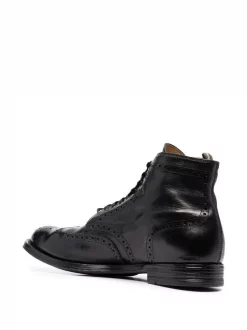 Officine Creative Bottines En Cuir à Lacets NERO -Officine Creative Soldes 16864260 33582535 600