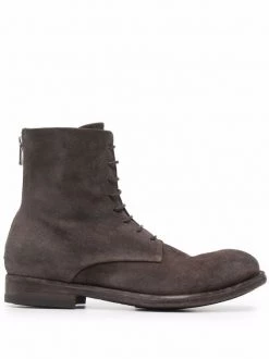 Officine Creative EBONY Bottes Harbus 007 En Daim Femme