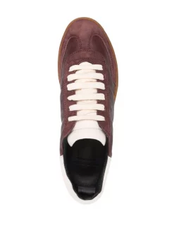 Officine Creative CORDOVAN/TOFU Baskets En Cuir à Design à Empiècements Femme -Officine Creative Soldes 16873649 33684291 600