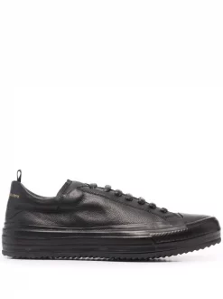 Officine Creative NERO Baskets Frida En Cuir Femme