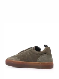 Officine Creative Baskets Kombined En Cuir MILITARY/OLIVE -Officine Creative Soldes 16873665 33683221 600