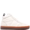 Officine Creative IVORY/TOFU Baskets Montantes Kombined En Cuir Femme