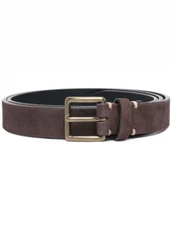 Officine Creative D207 Chocolate Ceinture Oliver En Daim Homme