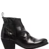 Officine Creative Bottines Giselle En Cuir NERO