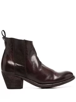 Officine Creative Bottines Giselle En Cuir Femme