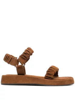 ( Nouvelle Collection ) Officine Creative Sandales En Daim à Bout Ouvert LUCANO